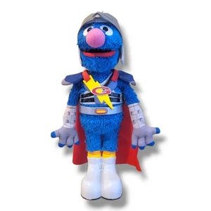 Hasbro 2011 Sesame Street Flying Super Grover Interactive Good Working Condition - Picture 1 of 16