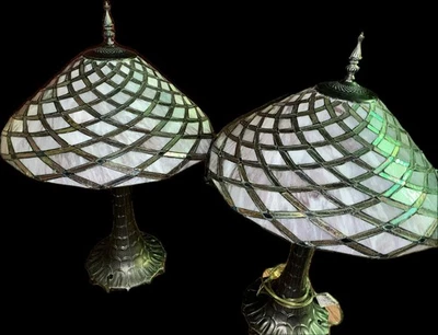 tiffany inspired lamps vintage - Image 1 of 2