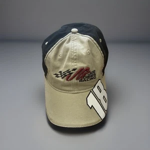 Berretto/cappello da baseball vintage Joe Gibbs NASCAR Racing 18 cinturini dietro firma ricamata - Foto 1 di 7