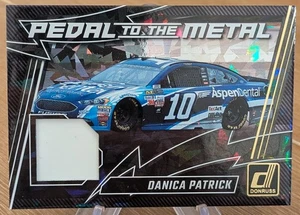 2025 Donruss Pedal To The Metal Cracked Ice Race Used Sheet Metal Danica Patrick - Picture 1 of 1