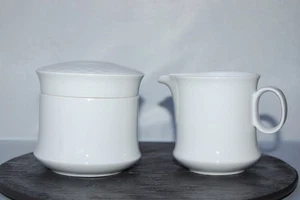 Set Milchkännchen Zuckerdose Scala weiss Hutschenreuther  - Bild 1 von 1
