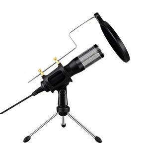 USB Plug Microphone Microphone Tripod Stand Microphone Clip Play Microphone - Afbeelding 1 van 12