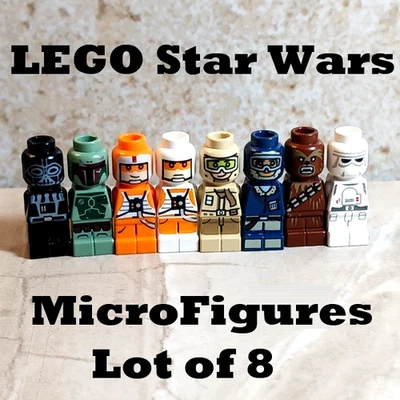 LEGO Star Wars Microfigure Darth Micro figure Luke Chewy Leia Snow Trooper Hans - Image 1 of 2