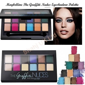 Nude Palette Eyeshadow Maybelline Palette The Graffiti Nudes Metallic Finish - Picture 1 of 11