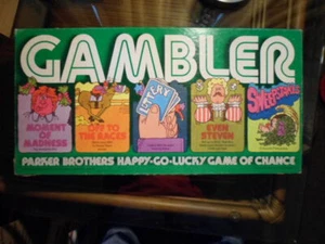 Vintage 1977 Gambler Board Game Parker Brothers 100% Complete NICE!!! #3985 - Picture 1 of 5