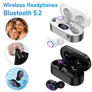 TWS Bluetooth Wireless Earbuds Headphone Earphone for iPhone Samsung USA - Picture 1 of 13