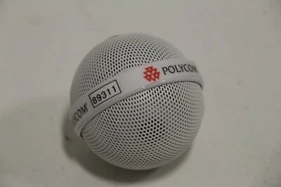 NEW Polycom 2201-23773-002 White HDX CMA Ceiling Microphone MIC-2 - Image 1 of 3