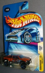 Hot Wheels 2004 #153 Scrapheads #1 of 5 Mega Duty Burnt Dark Orange Blue Y5s - Picture 1 of 2