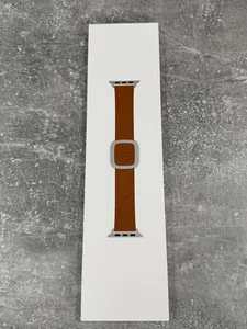 GENUINE APPLE WATCH 38MM 40MM 41MM MODERN BUCKLE LEATHER STRAP BAND OFFICIAL - Picture 1 of 7