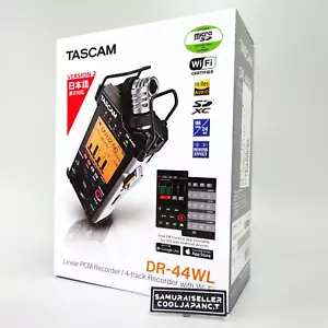 Tascam Linear Pcm Recorder Dr-44Wl Ver2-J Wi-Fi Remote Control Shock Mount NEW - Picture 1 of 17