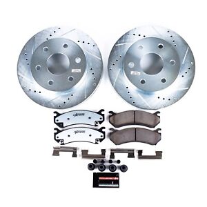 Powerstop K2009-36 2-Wheel Set Brake Discs And Pad Kit Front for Chevy Avalanche