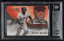 2001 Fleer Triple Crown Future Threats Barry Bonds #8FT BGS 8.5