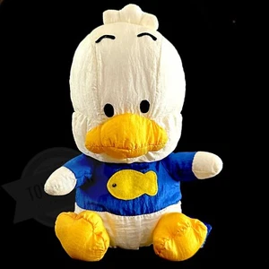 Sanrio PEKKEL DUCK PLUSH 10” Nylon Parachute Plush Original Tag Vintage 1997 - Picture 1 of 9