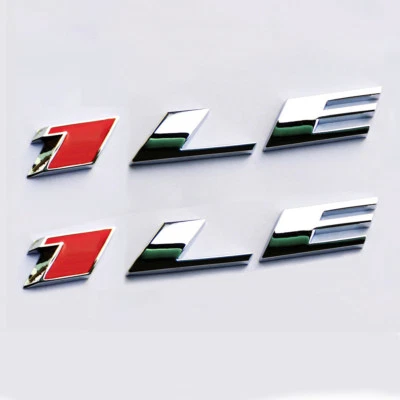 2x Insignia emblema OEM 1LE 3D se adapta a Camaro 1le 2010-15 cromo rojo Foto 1 de 4