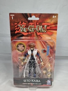 Yu-Gi-Oh Actionfigur Serie 1 Seto Kaiba 5"" mit exklusiver Karte Neu im Karton - Bild 1 von 8