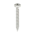 3.5MM x 30MM STAINLESS PAN HEAD WOOD SCREWS POZI ROUND HEAD SS