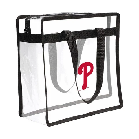 Philadelphia Phillies Clear Stadium Tote [NEW] MLB Bag Purse Game Day Field Cover