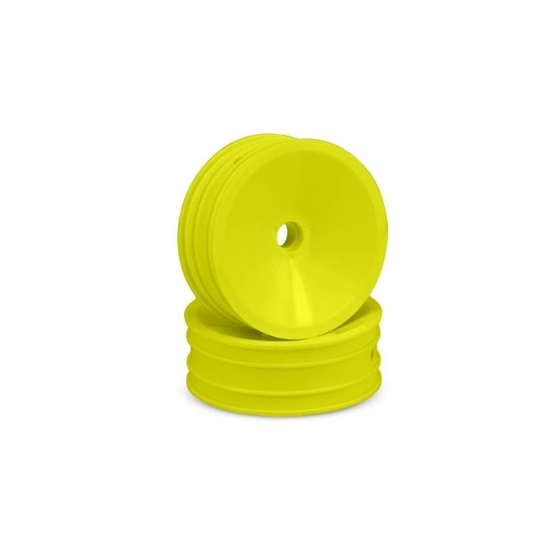 Jconcepts Mono 1.9" RC10 Front Wheel (2) Yellow JCO3437Y 3437Y - Image 1 of 1