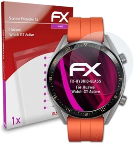 atFoliX Verre film protecteur pour Huawei Watch GT Active 9H Hybride-Verre - Zdjęcie 1 z 5