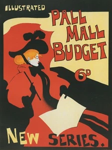 13108.Dekor Poster.Zimmer Wandgestaltung.Vintage Interior Art.Frau im roten Kleid - Bild 1 von 1