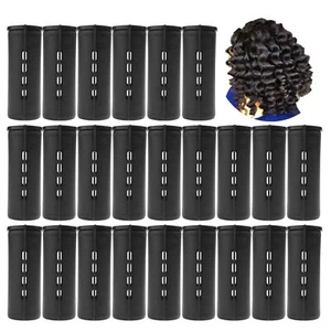 Jumbo Cold Wave Perm Rods Set (24 Pcs) for Women - Large Size Styling Rollers... - Picture 1 of 8