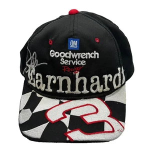 Vintage Large Print Goodwrench Dale Earnhardt #3 Snapback Hat Chase Authentic - Picture 1 of 7