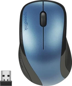 SPEEDLINK KAPPA Mouse Funkmaus Maus Wireless Kabellos Ergonomisch Blau 1600 DPI - Bild 1 von 3