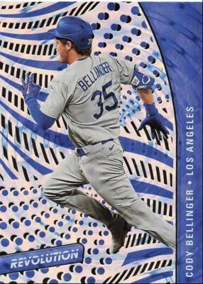 2021 Panini Chronicles Revolution Cody Bellinger Los Angeles Dodgers #52 Fractal - Image 1 of 2