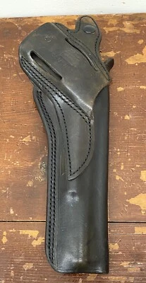 DeSantis Dual Angle Black Leather Holster LH Ruger S.A. 6.5" Barrel - Image 1 of 4