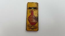 Red Goose Shoes Tin Whistle Doesn't Work BAD Display Vintage Advertising 1930s