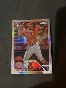 Zach Neto Angels Refractor Rookie USC34 2023 Topps Chrome Update - Picture 1 of 2