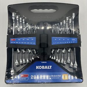 Kobalt 28pc Combination Wrench Set  Model #53283 / Item #5389236 SAE/METRIC