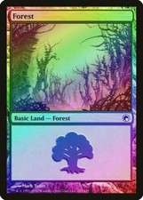 Forest (247) FOIL Scars of Mirrodin PLD Basic Land MAGIC MTG CARD ABUGames