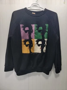 Vtg The Limited Pop Art Black Sweatshirt XL - Picture 1 of 6