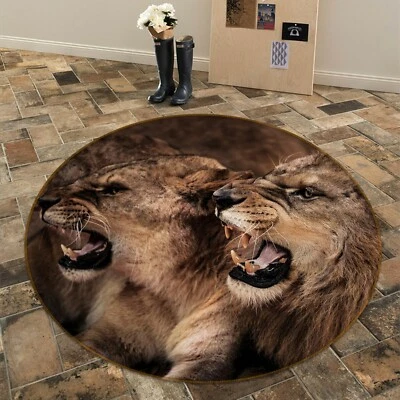 3D Fang Lion B144 Animal Non Slip Rug Mat Elegant Photo Carpet Zoe Foto 1 de 4