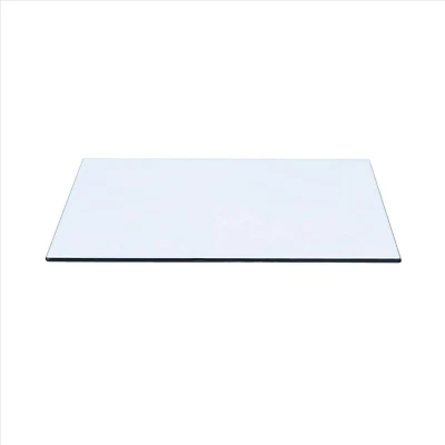 14" X 22" Rectangle Tempered Glass Table Top 3/8" Thick Flat Polish Edge and Tou - Image 1 of 4