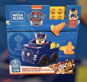 Mattel MEGA BLOKS Paw Patrol Chase Polizeiauto Kinder Spielzeug Duplo Bauset - Bild 1 von 2