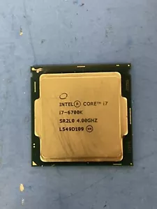 Intel Core i7-6700K 4.00GHz Quad Core 8MB LGA1151 CPU Processor SR2L0 * Tested - Picture 1 of 2