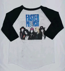 Camisa jersey raglán más rápida Pussycat talla XLarge cuando Pu$y viene a empujar - Imagen 1 de 14