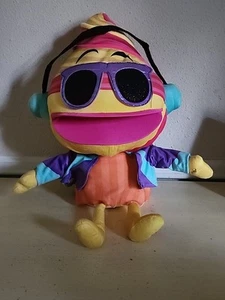 Abingdon Press großer Plüsch Wirbelkopf trägt Brille Handpuppe EUC - selten - Bild 1 von 4