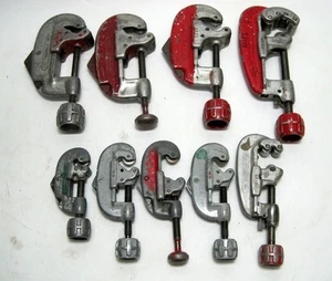 Lot of 9 - Ridgid Pipe Cutters Quick Adjust 132, 131, 10, 15, 20 - Picture 1 of 5