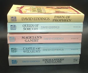 The Belgariad David Eddings 1-5 VOLLSTÄNDIGES komplettes Taschenbuch-Set Del Rey KOSTENLOSER VERSAND! - Bild 1 von 4