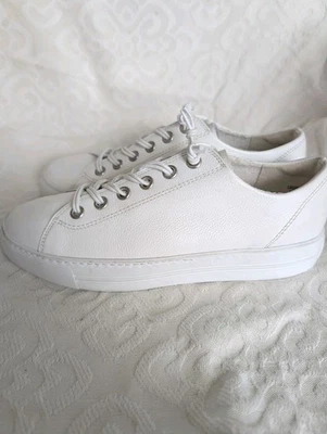 Zapatillas Hadley Paul Verde Cuero Blanco Reino Unido 6.5 EE. UU. 9 Foto 1 de 4