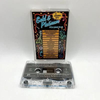 Gold & Platinum Volume Five Cassette Tape - Springsteen U2 Pink Floyd Foreigner - Image 1 of 3