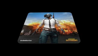 Limited Edition SteelSeries QCK+ PUBG Miramar Edition Gaming Mouse Pad - NIB - Image 1 of 4