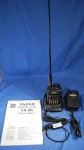 Yaesu VX-5R 50/144/430 MHz Heavy Duty FM Transceiver Triple Band Tested New Bat! - Picture 1 of 21