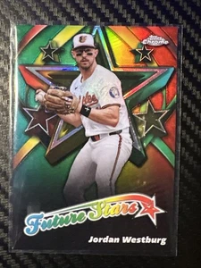 2025 Topps cromo #fs-20 Jordan Westburg Future Stars refractor verde - Imagen 1 de 6