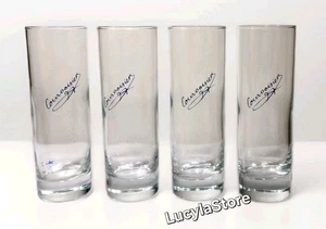 Concorde Durobor Crystal Set 4 Glasses Tumblers Elegant Design Made in Belgium - Picture 1 of 24