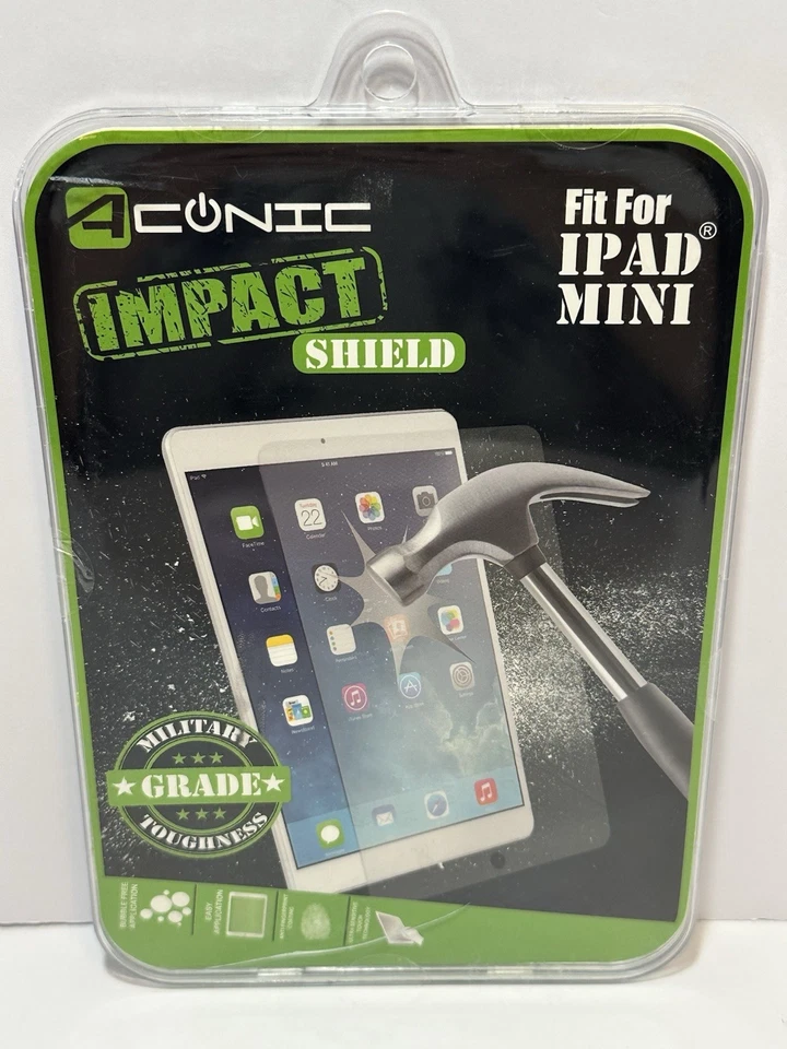 Aconic Impact Shield iPad Mini Military Grade Toughness Screen Protector