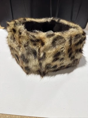 Vintage Faux Leopard Fur Hat Band by A Boutique Hat Kates Canada - Image 1 of 4